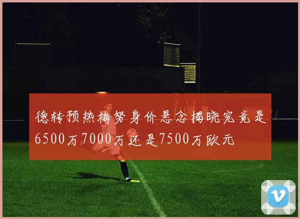 德转预热梅努身价悬念揭晓究竟是6500万7000万还是7500万欧元